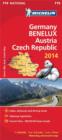 Image for Michelin Map Germany Austria Benelux 2014