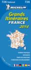 Image for France Route Planning 2014 National Map 726