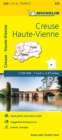 Image for Creuse, Haute-Vienne - Michelin Local Map 325