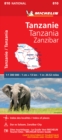 Image for Tanzania &amp; Zanzibar - Michelin National Map 810 : Map