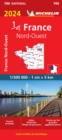 Image for Northwestern France 2024 - Michelin National Map 706