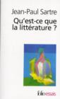 Image for Qu&#39;est ce que la litterature?