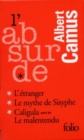 Image for L&#39;absurde. Coffret 3 vols : L&#39;etranger, Le mythe de Sisyphe, Caligula