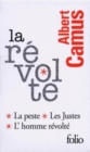 Image for La revolte. Coffret 3 vols : La peste, Les justes, L&#39;homme revolte