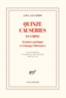 Image for Quinze causeries