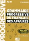 Image for Grammaire progressive du francais des affaires : Livre + CD + Livre-web A2/B1 n