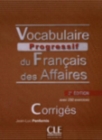 Image for Vocabulaire progressif du francais des affaires 2eme edition : Corriges