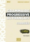 Image for Grammaire progressive du francais - Nouvelle edition : Corriges debutant