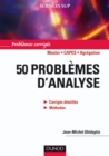 Image for 50 Problemes D&#39;analyse