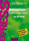 Image for Mathematiques L1/L2 : Algebre/Geometrie: En 30 Fiches
