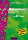 Image for Mathematiques L1/L2 : Analyse: En 30 Fiches