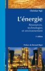 Image for L&#39;energie - 3E Ed: Ressources, Technologies Et Environnement