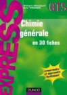 Image for Chimie Generale En 30 Fiches