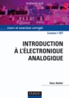 Image for Introduction a L&#39;electronique Analogique