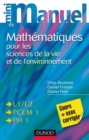 Image for Mini Manuel De Mathematiques Pour Les Sciences De La Vie Et De L&#39;environnement