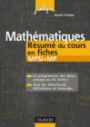Image for Mathematiques Resume Du Cours En Fiches MPSI-MP