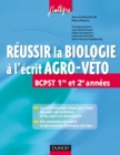 Image for Reussir La Biologie a L&#39;ecrit Agro-Veto