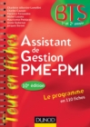 Image for Assistant de gestion PME-PMI - 10e edition: en 110 fiches