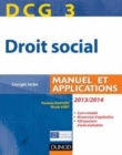 Image for DCG 3 - Droit Social 2013/2014
