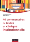 Image for 46 Commentaires De Textes En Clinique Institutionnelle