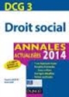 Image for DCG 3 - Droit Social 2014