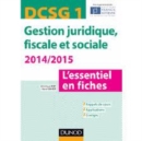 Image for Gestion juridique, fiscale et sociale [electronic resource] DSCG 1, l&#39;essentiel en fiches /  Véronique Roy, Hervé Jahier. 
