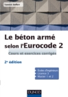 Image for Le Beton Arme Selon l&#39;Eurocode 2 - 2Ed