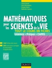 Image for Mathematiques Pour Les Sciences De La Vie - Tout Le Cours En Fiches