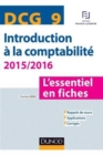 Image for DCG 9 - Introduction a La Comptabilite 2015/2016 - L&#39;essentiel En Fiches