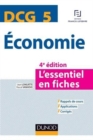 Image for DCG 5 - Economie - L&#39;essentiel En Fiches