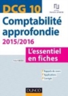 Image for Comptabilité approfondie 2015/2016 [electronic resource] :  DCG 10 L&#39;essentiel en fiches /  Robert Maéso. 