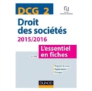 Image for DCG 2 - Droit Des Societes 2015/2016
