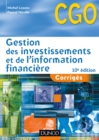 Image for Gestion Des Investissements Et De L&#39;information Financiere - 10E Ed: Corriges