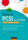 Image for Toute La PCSI En Fiches - 2Ed: Maths, Physique, Chimie