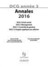 Image for DCG Annee 3 - Annales 2016