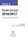 Image for DCG 3 - Droit Social 2016/2017 - 7E Ed