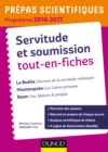 Image for Servitude Et Soumission Tout-En-Fiches - Prepas Scientifiques 2016-2017 La Boetie-Montesquieu-Ibsen: La Boetie, Montesquieu, Ibsen