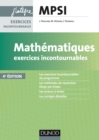 Image for Mathematiques Exercices Incontournables MPSI - 4E Ed