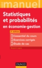 Image for Mini Manuel De Statistiques Et Probabilites En Economie-Gestion - 2E Ed