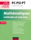 Image for Mathematiques Methodes Et Exercices PC-PSI-PT - 3E Ed