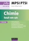 Image for Chimie Tout-En-Un MPSI-PTSI - 3E Ed