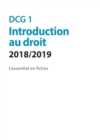 Image for DCG 1 - Introduction Au Droit - 2018/2019 - 9E Ed