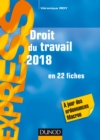 Image for Droit Du Travail 2018 - 22E Ed: En 22 Fiches - A Jour Des Ordonnances Macron