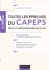 Image for Toutes Les Epreuves Du CAPEPS Et De L&#39;agregation d&#39;EPS: Tout-En-Un - CAPEPS / Agregation EPS
