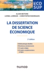 Image for La dissertation de science économique - 2e éd.