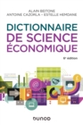 Image for Dictionnaire De Science Economique - 6E Ed
