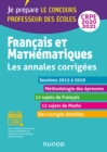 Image for Francais Et Mathematiques - Toutes Les Annales Corrigees - CRPE 2020 - Sessions 2016 a 2019: Sessions 2016 a 2019
