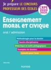 Image for Enseignement Moral Et Civique - Oral, Admission - CRPE 2020-2021