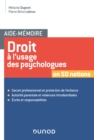 Image for Aide-Memoire - Droit a L&#39;usage Des Psychologues