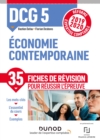 Image for DCG 5 Economie Contemporaine - Fiches De Revision - Reforme 2019-2020: Reforme Expertise Comptable 2019-2020